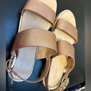 Women’s Aldo Rose Gold Sandals Size 6.5